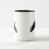 Nevermore Raven Zweifarbige Tasse (Mittel)