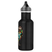 Nevermore Sugar Skull Raven Edelstahlflasche (Rechts)