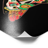 Nevermore Sugar Skull Raven Fotodruck (Ecke)