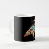 Nevermore Sugar Skull Raven Kaffeetasse (Vorderseite Links)