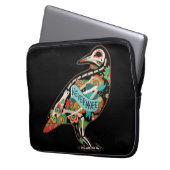 Nevermore Sugar Skull Raven Laptopschutzhülle (Vorderseite Links)