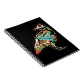 Nevermore Sugar Skull Raven Notizblock (Rechte Seite)