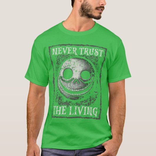 Neverrusthe Living Gothic Horror Smiling Face Goth T-Shirt (Vorderseite)