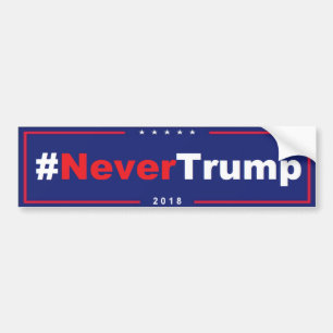 #NeverTrump Antitrumpf-Autoaufkleber 2018 Autoaufkleber