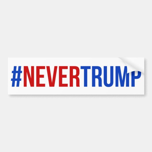 #nevertrump autoaufkleber (Vorne)