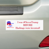 #NeverTrump Autoaufkleber (Auf Auto)