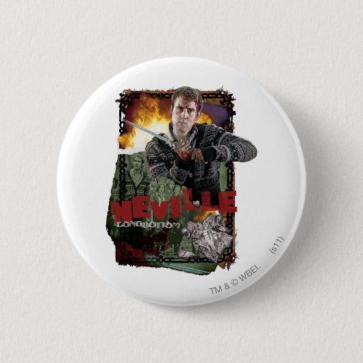 Neville Longbottom Collage 2 Button (Vorderseite)
