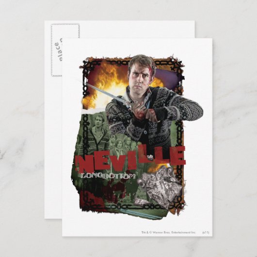 Neville Longbottom Collage 2 Postkarte (Vorne/Hinten)