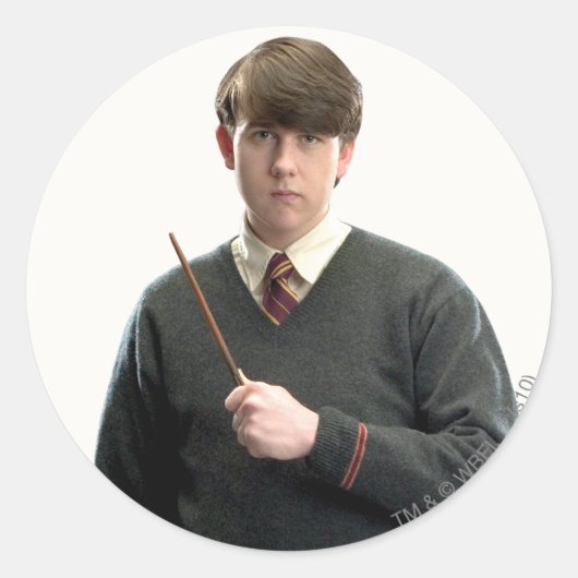 Neville Longbottom Crossed Arms Runder Aufkleber (Vorderseite)