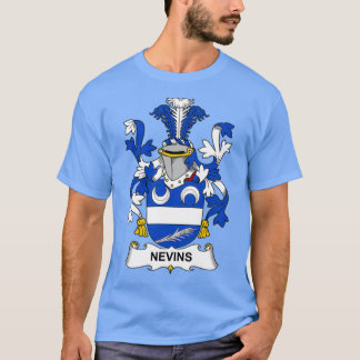 Nevins Coat of Arms Familienwappen T-Shirt