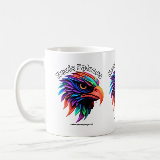 Nevis Falcons - CaribbeanHockeyLeague.com Kaffeetasse (Links)
