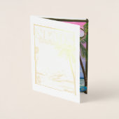 Nevis Holiday Poster. Karte (Vorderseite)