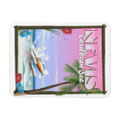Nevis Holiday Poster. Magnet (Horizontal)