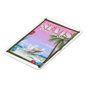 Nevis Holiday Poster. Magnet (Linke Seite)