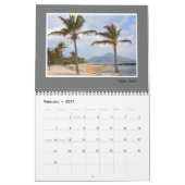 Nevis-Insel-Meer-Kalender Kalender (Feb 2027)