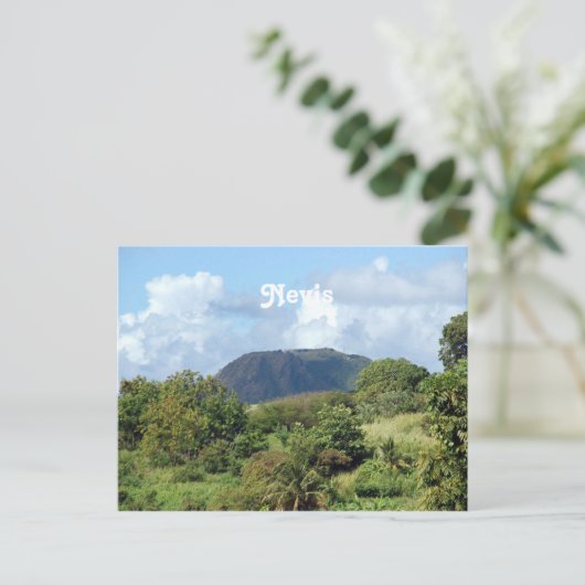 Nevis Landscape Postkarte (Stehend Vorderseite)