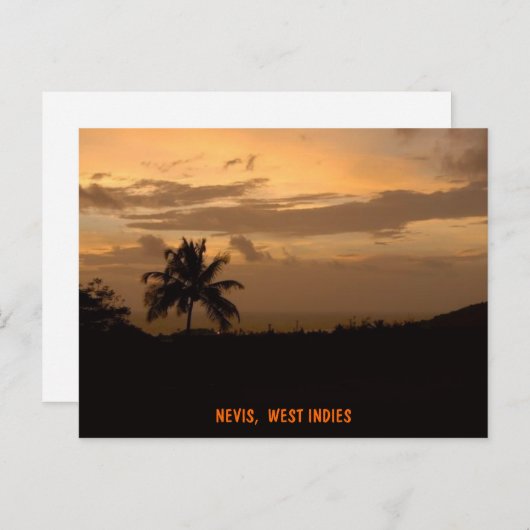 Nevis Postcard Postkarte (Vorne/Hinten)