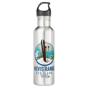 Nevis Range scotland Ski Logo Edelstahlflasche