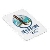 Nevis Range scotland Ski Logo Magnet (Rechte Seite)
