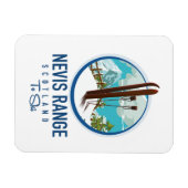 Nevis Range scotland Ski Logo Magnet (Horizontal)