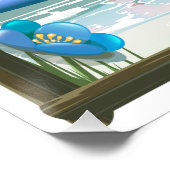 Nevis Urlaubs Poster. Poster (Ecke)
