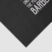 Nevnever Underestimate the Power of a barber Seidenpapier (Ausschnitt)