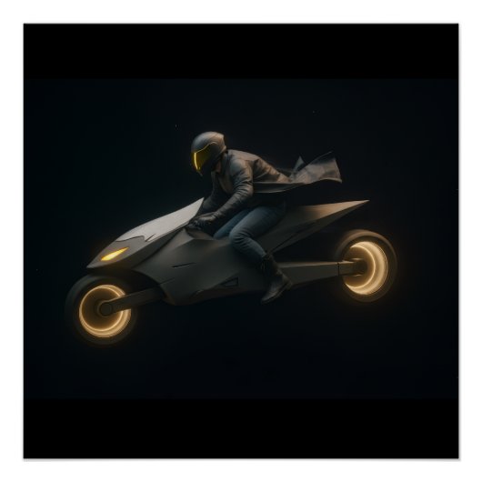 Nevoy Ryder Blaze Motorbike Poster (Vorderseite)