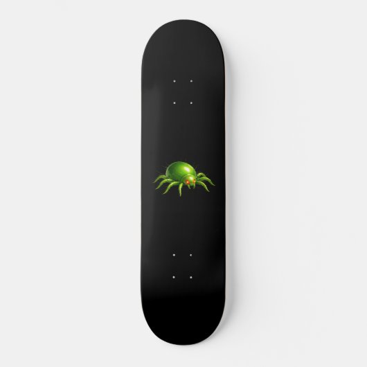 Nevoy Ryder Green Mite Logo Skateboard (Vorderseite)