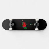 Nevoy Ryder Hibiscus Flower & Hummingbird Board Skateboard (Horizontal)