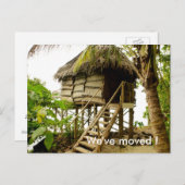 New Address Ankündigungspostkarte (Vorne/Hinten)