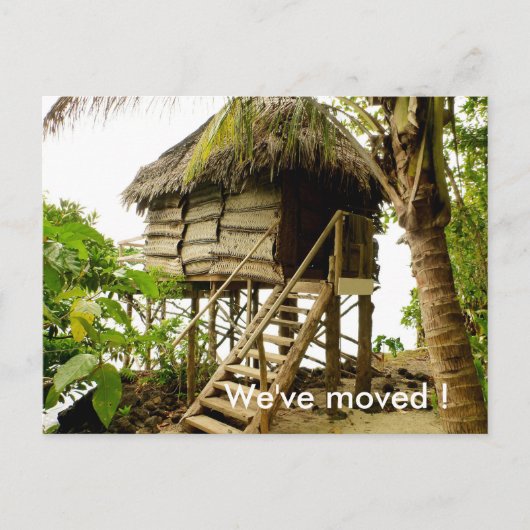 New Address Ankündigungspostkarte (Vorderseite)