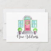 New Address Christmas Zuhause Einladung (Vorderseite)