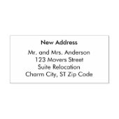 New Address Custom Rubber Stamps Gummistempel (Prägung)