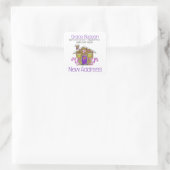 New Address Gingerbread House Umschlag Aufkleber (Tasche)