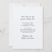 New Address Great Blue Heron Waterfront Moving Ankündigung (Rückseite)