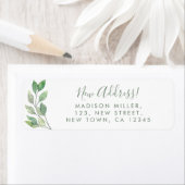 New Address Greenery Return Address (Insitu)