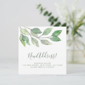  New Address Moving Announcement (Stehend Vorderseite)