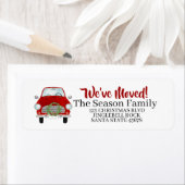 New Address Red car mit Weihnachtskranz (Insitu)