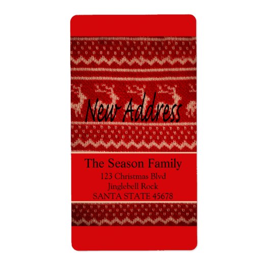 New Address Ugly Christmas Sweater (Vorne)
