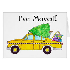 New Address Yellow Cab Taxi Christmas Ohrts