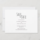 New Adventures Verlobung Custom Foto Hochzeit Save The Date (Rückseite)