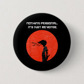 New Afro Samurai Manga Anime Cartoon Tee Button (Vorderseite)