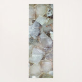 New Age Elegant White Quartz (beidseitig) Yogamatte (Rückseite)