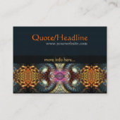 New Age Fantasy Art Visitenkarte (Rückseite)