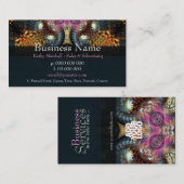 New Age Fraktal Grande Visitenkarten Visitenkarte (Vorne/Hinten)