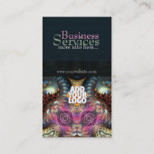 New Age Fraktal Grande Visitenkarten Visitenkarte (Rückseite)