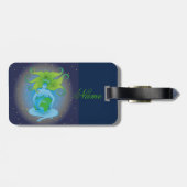 New Age Gaia Goddess Thunder_Cove Gepäckanhänger (Rückseite horizontal)