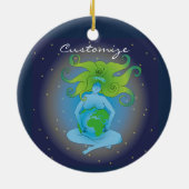 New Age Gaia Goddess Thunder_Cove Keramik Ornament (Hinten)
