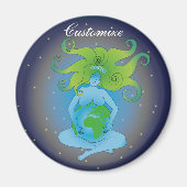 New Age Gaia Goddess Thunder_Cove Magnet (Vorne)