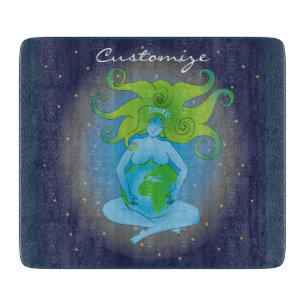 New Age Gaia Goddess Thunder_Cove Schneidebrett
